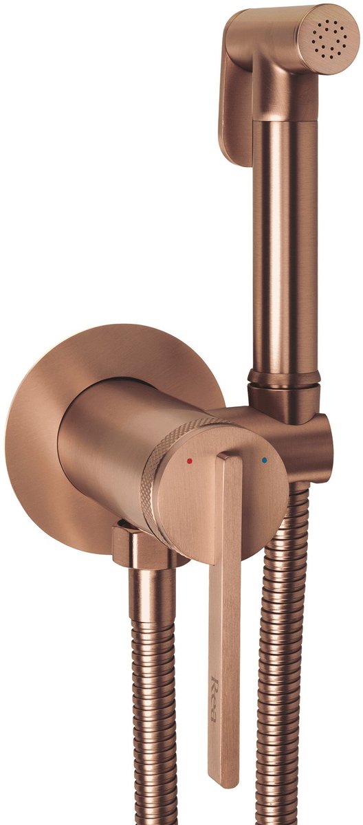 Rea - Mitigeur De Bidet Grace Brush Copper - 5,5 x 2 x 12,5 cm