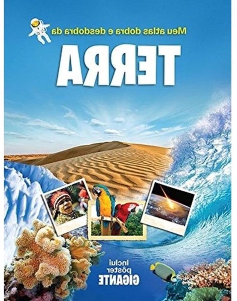 Wereldkaart Opvouwbaar - Globale Atlas - Educatief Leren - Gedetailleerde Illustraties - 28.6 x 21.4 x 2 cm - Meerkleurig