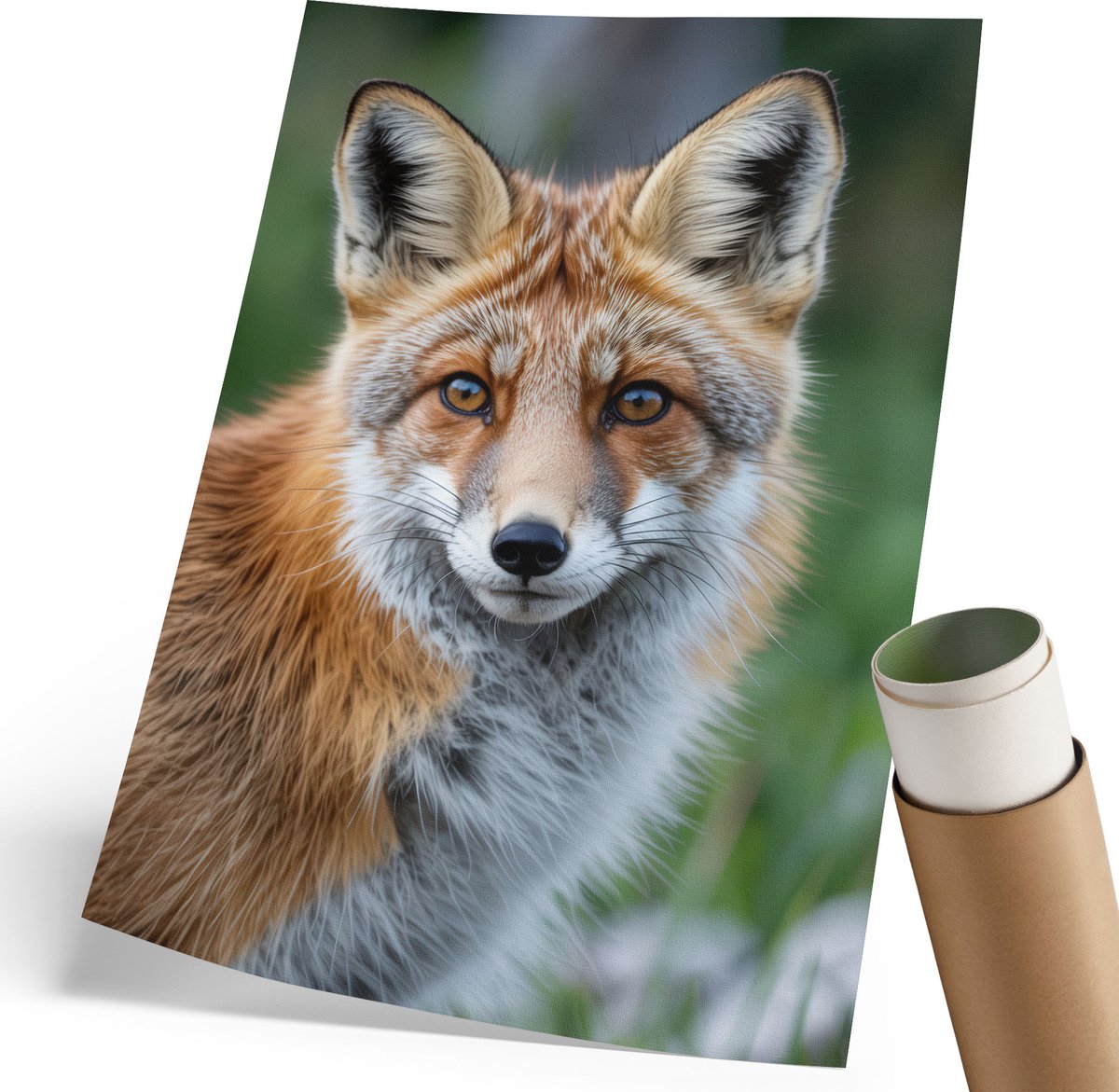 Wallfluent Polycanvas Wandposter - Race Illustratie, Illustratie - 297 x 420 mm - Blauw Decoratie - Rechthoek - Muurkunst - Woonkamer, Slaapkamer, Kantoor - Retro