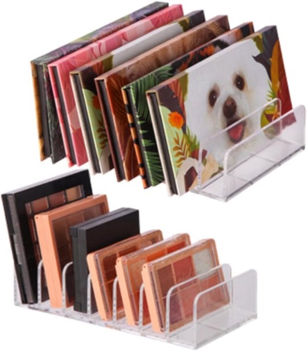 Cosmetica Opbergdozen - Make-up Houders - Badkamer Organiseren - Stapelbaar Ontwerp - 18 x 13 x 5 cm - Transparant