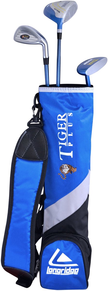 Kinder Golfset 3-5 Jaar – 3 Golfclubs met Draagtas – Rechtshandig – Junior Golfset – Blauw