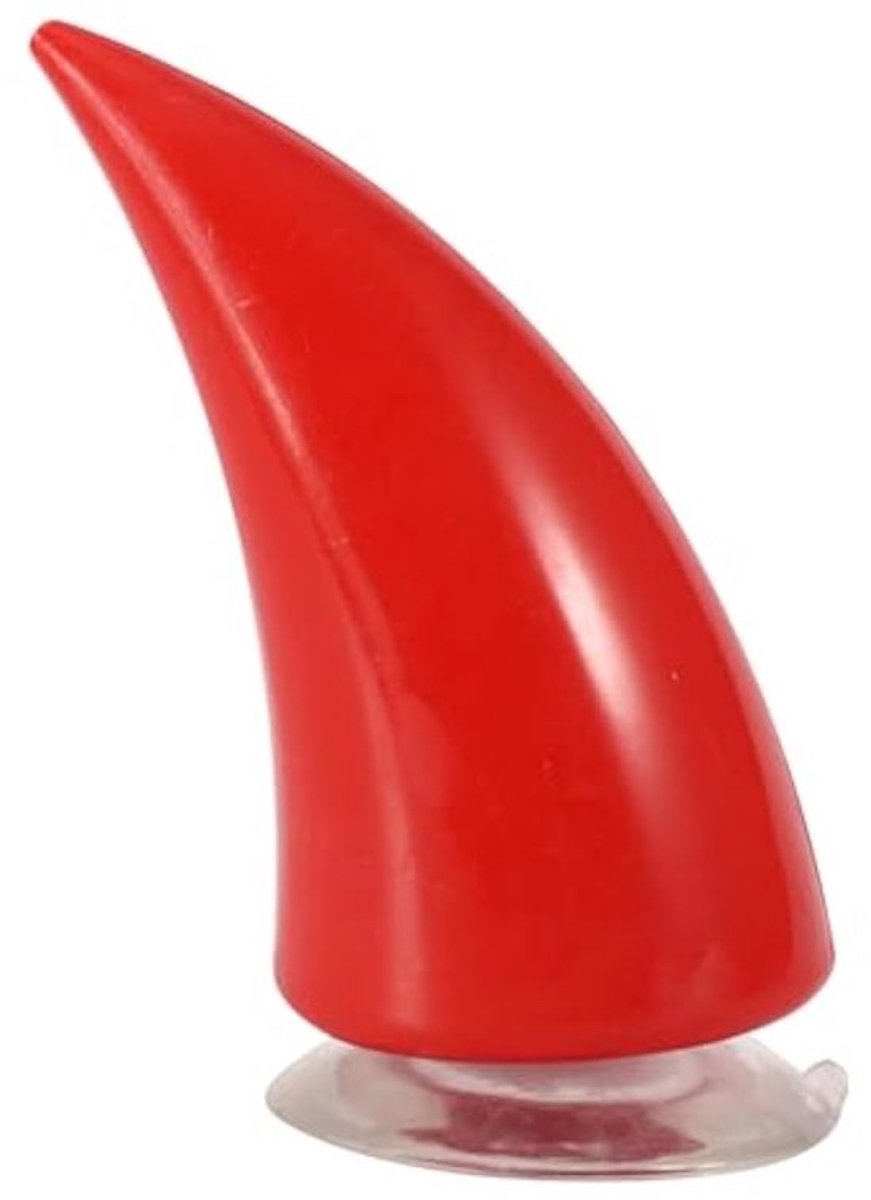 Allecto - Motorradhelmhorn - Decoratie voor motorhelm - Unieke uitstraling - Rood