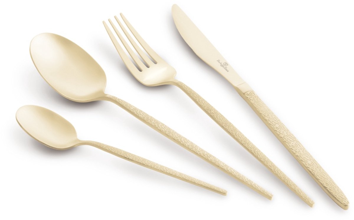 Bestekset van 24-delig, satijn, Sahara Collection