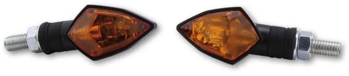 HIGHSIDER smart Rock Mini Knipperlicht Zwart/Orange E‑gekeurd (set)