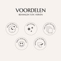 Voordelen van behangen t.o.v. verven: sneller resultaat, geen rommel, veel keuze, wow-effect en makkelijk te verwijderen.
