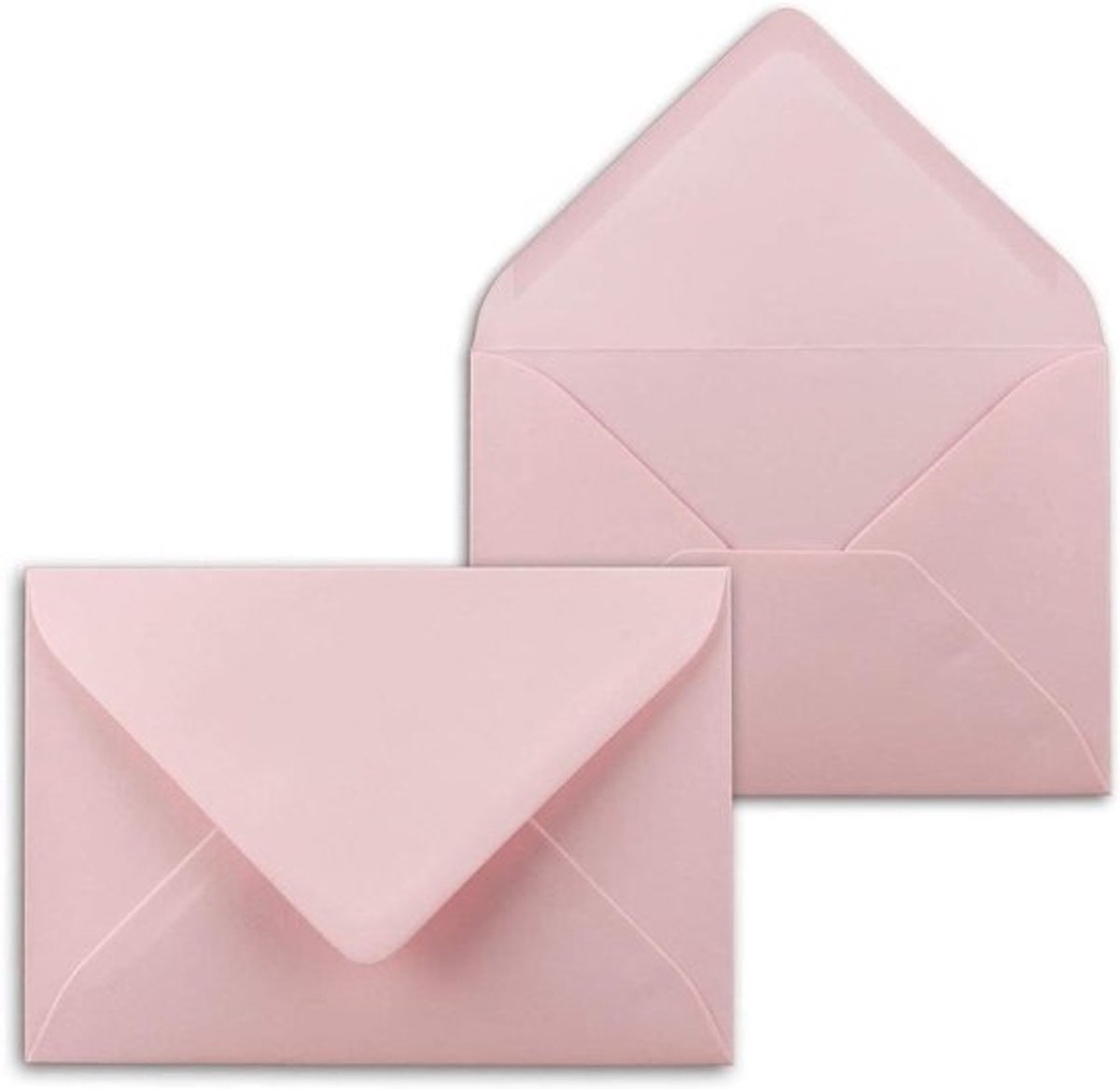 Roze Enveloppen - Papieren Enveloppen - Kaarten Verzenden - Volledig Gekleurd Papier - DIN C6 114 x 162 mm - Roze