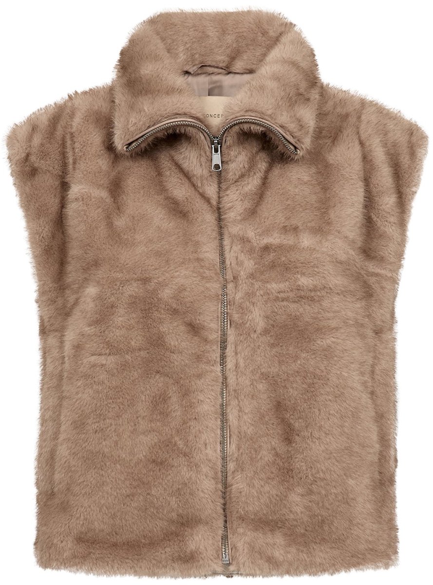 Soyaconcept - Vest - Donkerbeige - XS (34)