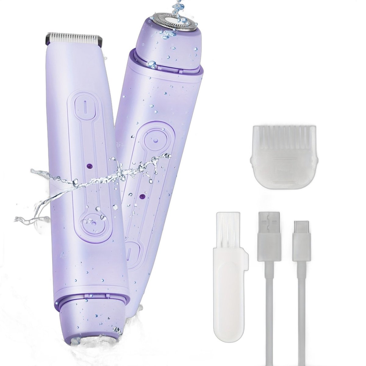 Currero Foil Shaver - Scheerapparaat Mannen - Hoofd Scheerapparaat - Head Shaver - Tondeuse met Trimmer - Lichaam en Baard - Oplaadbaar