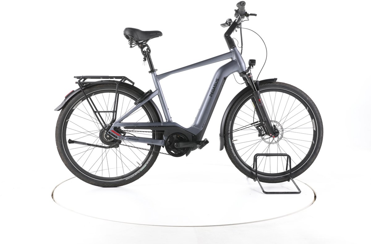 Pegasus Premio EVO NV Belt Elektrische citybike Bosch Accu 750Wh 28" grijs Pro
