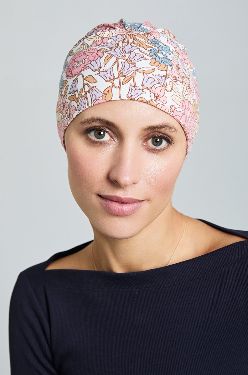 Gisela Mayer chemo slaapmuts Mia - Middelblauw