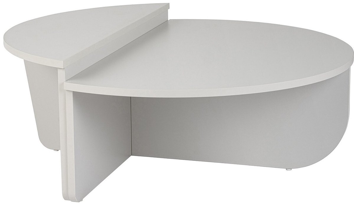 Vente-unique Set van 2 salontafels - Wit - ALOEVA