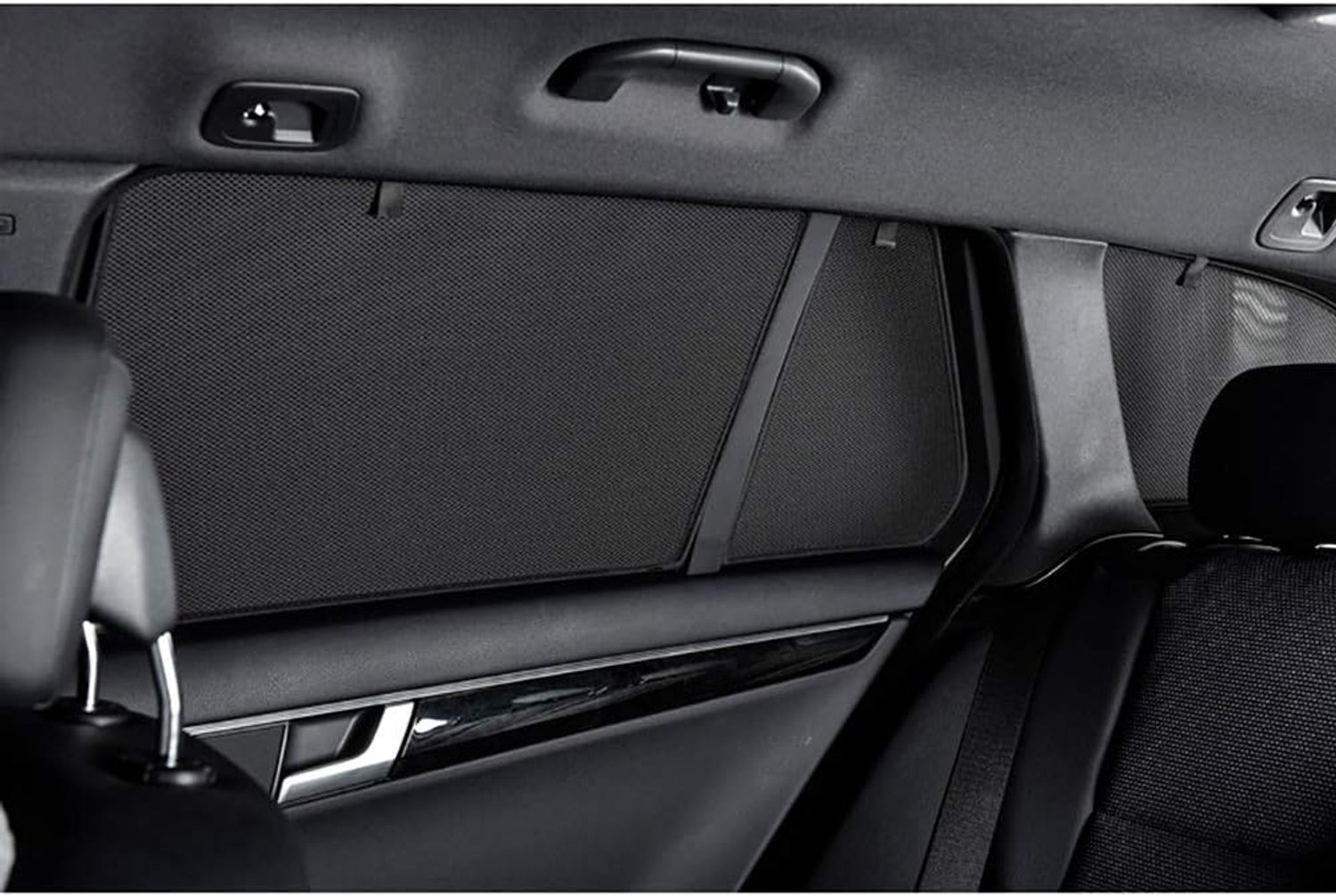 Car Shades compatibel met Opel Astra J sportstourer 2011-2015 (6-delig) Pasklare Auto Zonwering