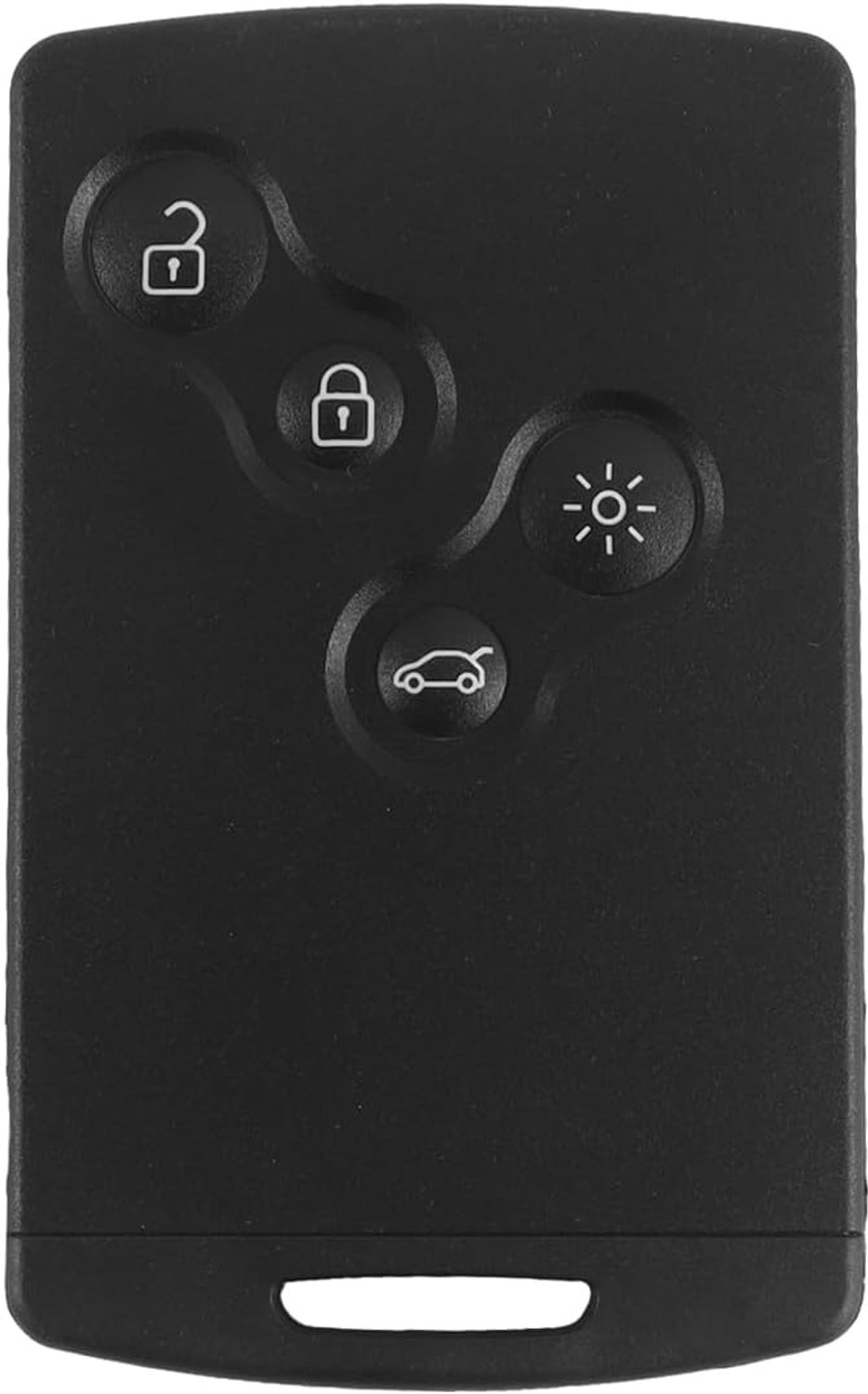 433MHz PCF7941 Chip 4 Knoppen Auto Afstandsbediening Sleutelkaart voor Koleos Smart Card 2008-2011