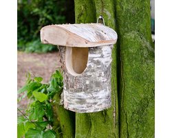 CJ Wildlife Nestkast - Aanbevolen door de Vogelbescherming Nederland - Stockholm - Halfopen - Nestkastje - Houten Vogelhuisje - FSC-gecertificeerd