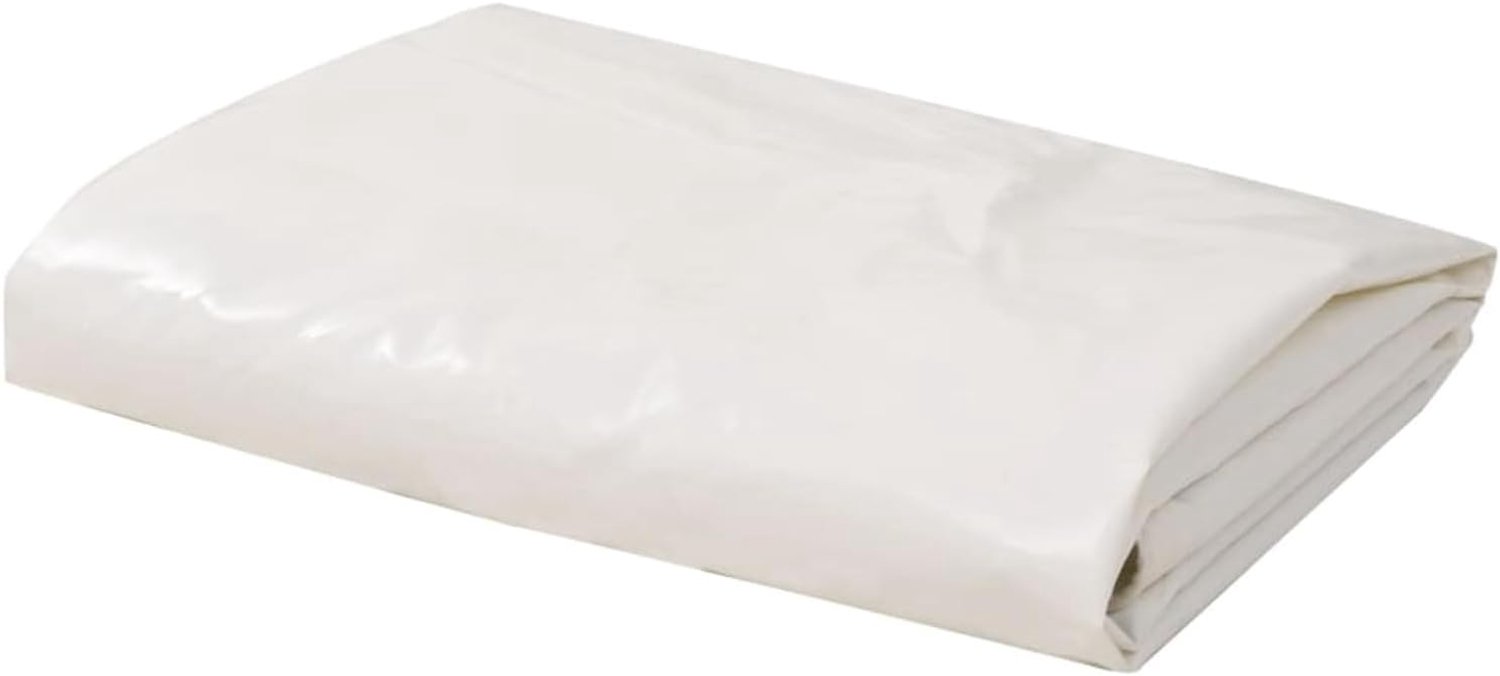 650 g/m² 5x6 m, wit, waterdicht en UV-bestendig zeil, dekzeilen, huis- en tuinzeil (SPU:144913)