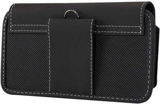 Case Cover Horizontal New Leather & Nylon voor Meizu Mblu 10 (2021) - Black — afbeelding 3