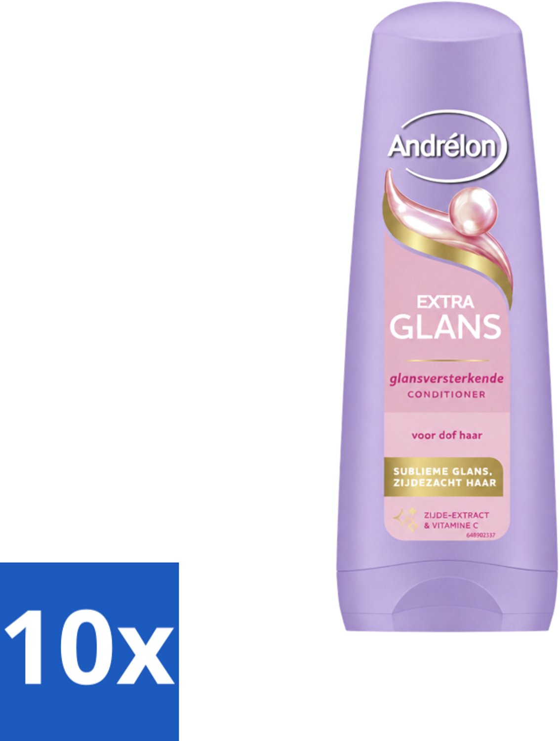 10 x Andrélon – Conditioner – Extra Glans – 200 ml - Voordeelverpakking - 10 stuks