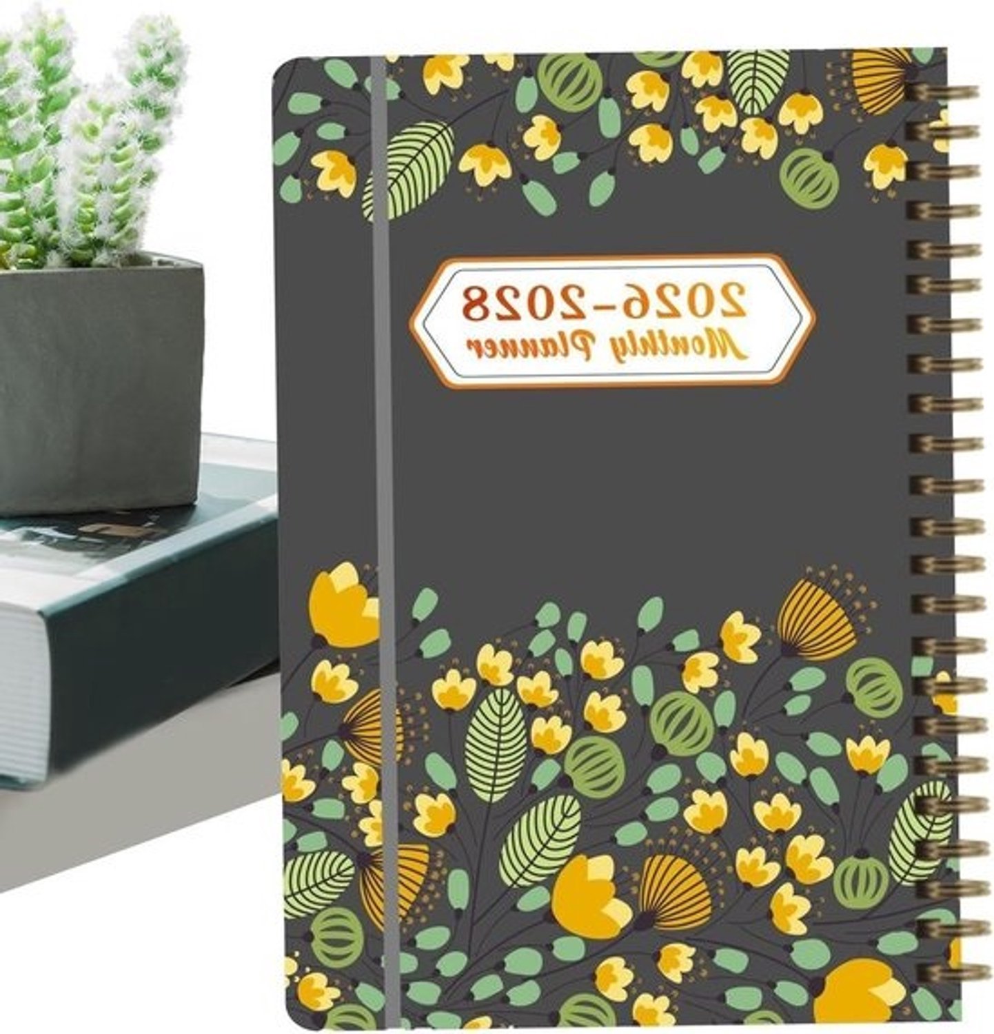 Maandplanner 2026-2028 - Agenda en Notitieboek - Plannen op Lange Termijn - Overzicht van 36 Maanden - 21x15 cm - Zwart