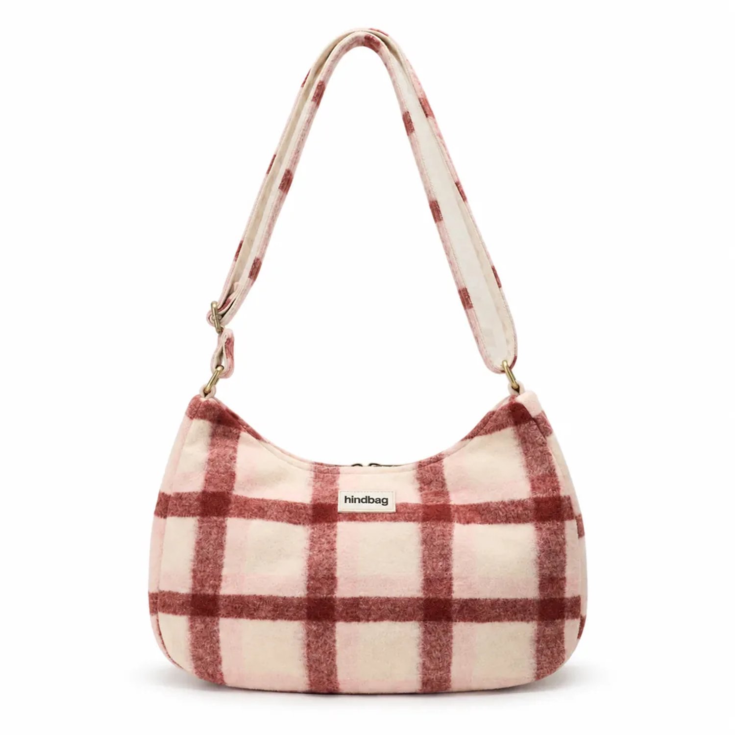 Hindbag handtas Rosa tartan roze