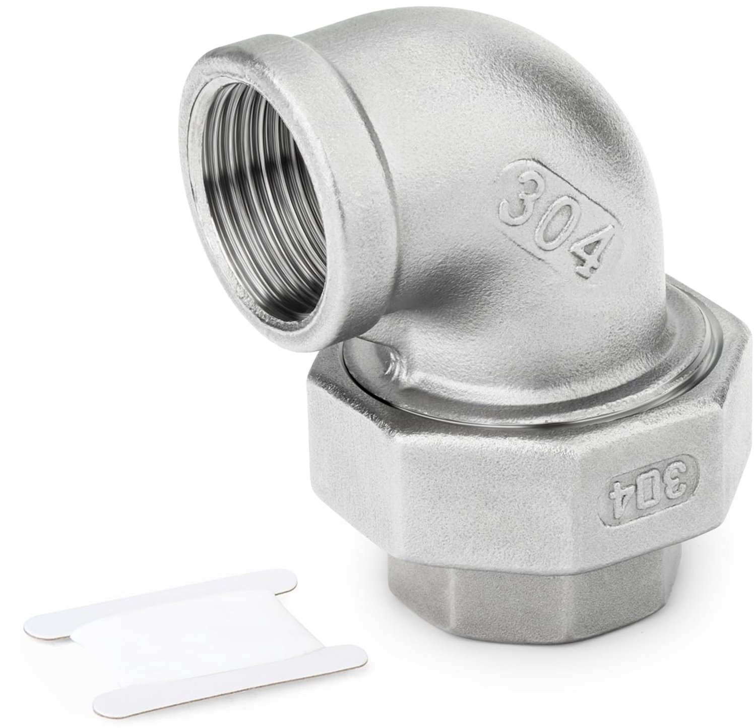 1 Stuk 1" BSP Vrouwelijke Gebogen Pijp Fitting 304