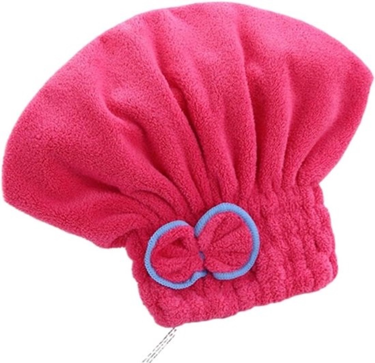 Haardroogkap - Sneldrogende handdoek - Haar drogen - Superabsorberend - 29x30cm - Roos