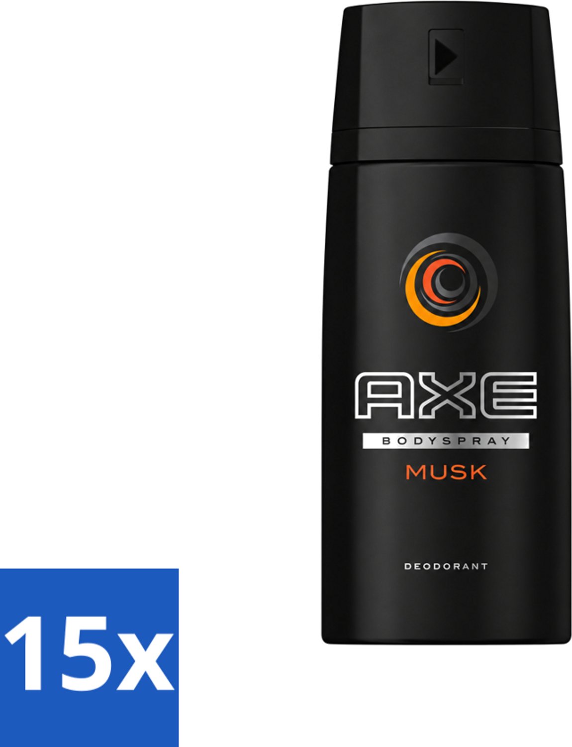 15 x Axe - Deodorant Bodyspray - Musk - 150 ml - Voordeelverpakking - 15 stuks
