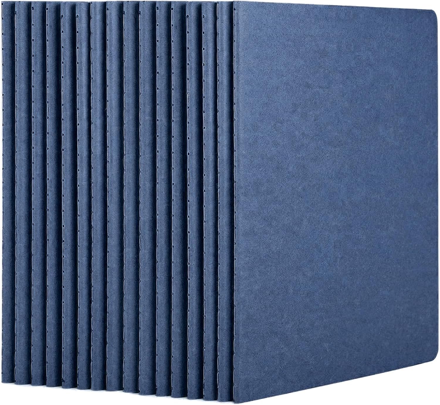 Notitieboek A5 Gestippeld - 16PCS Pack Koningsblauwe Notitieboekjes - 14x21cm Notitieblok A5 Notitieboekjes - 100g/m² Notitieboek Gestippeld 5mm - 30 Vellen Notitieboek A5 Reisagenda