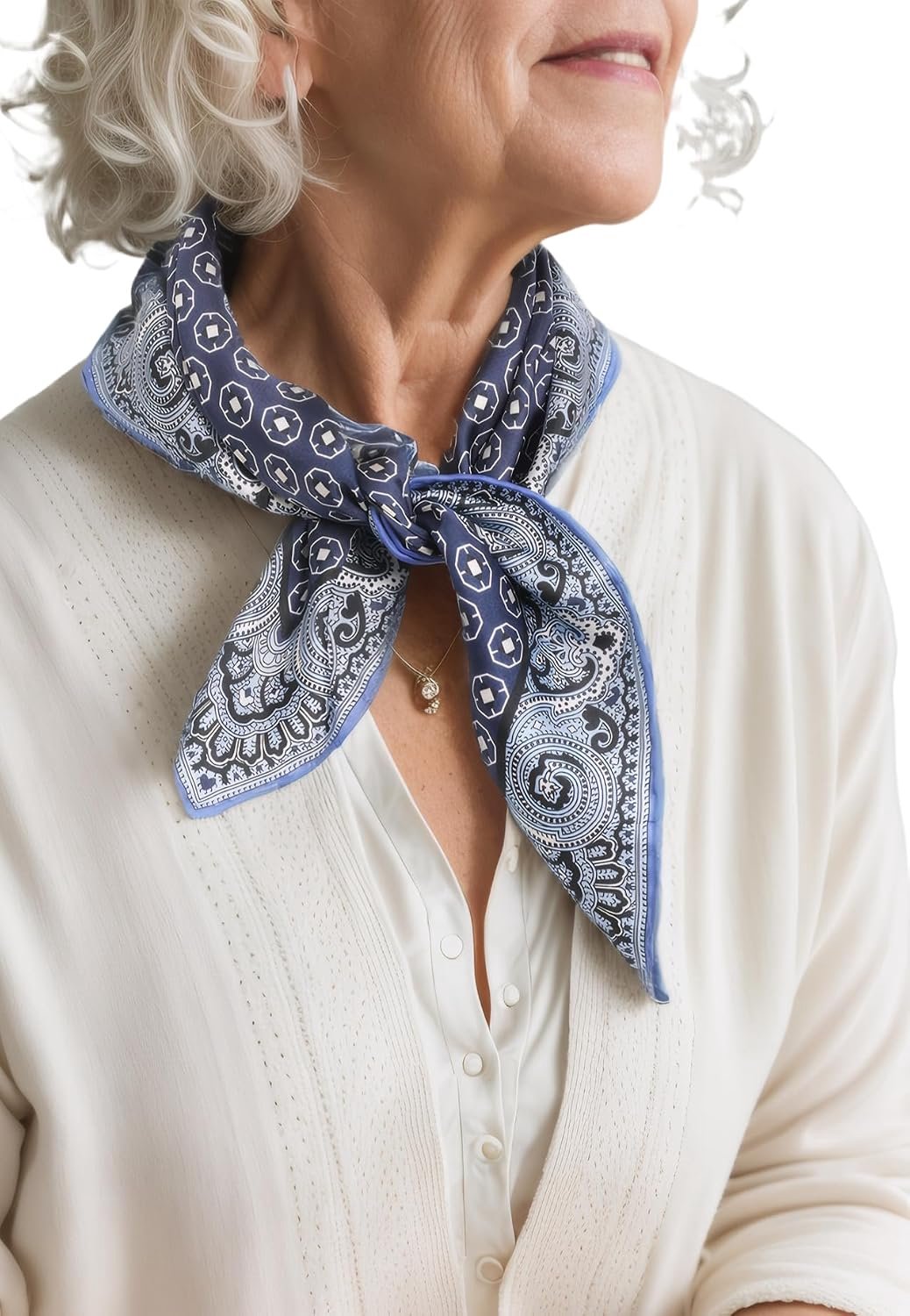 Zijden Neckerchief - Luxe 100% Zijde Bandana voor Hem & Haar