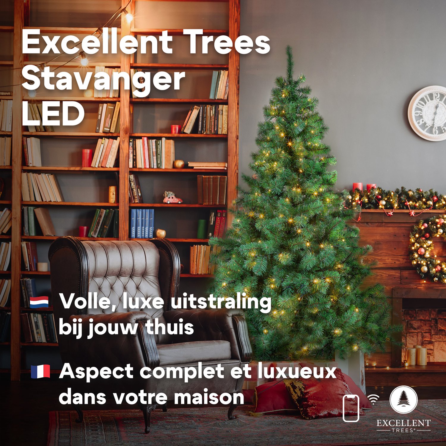 Excellent Trees® Kerstboom LED Stavanger 300 cm - 850 LED Lampjes - ⌀170cm - 300cm – foto 8