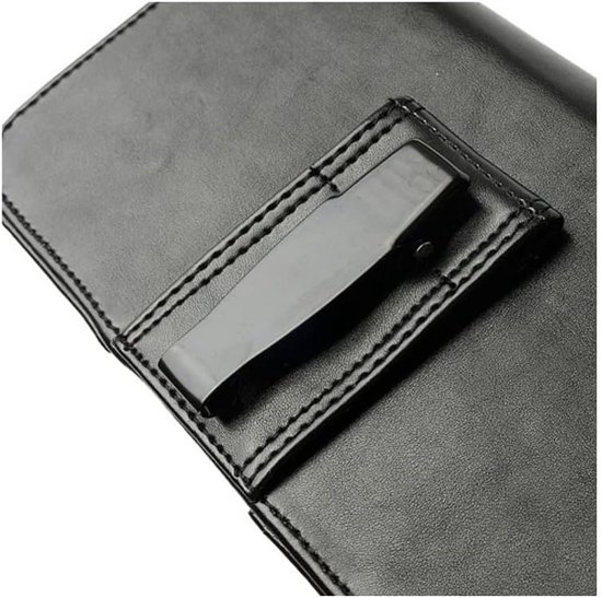 Executive Horizontaal en Clip Metaal voor GIONEE K6 (2020) - Zwart — afbeelding 4