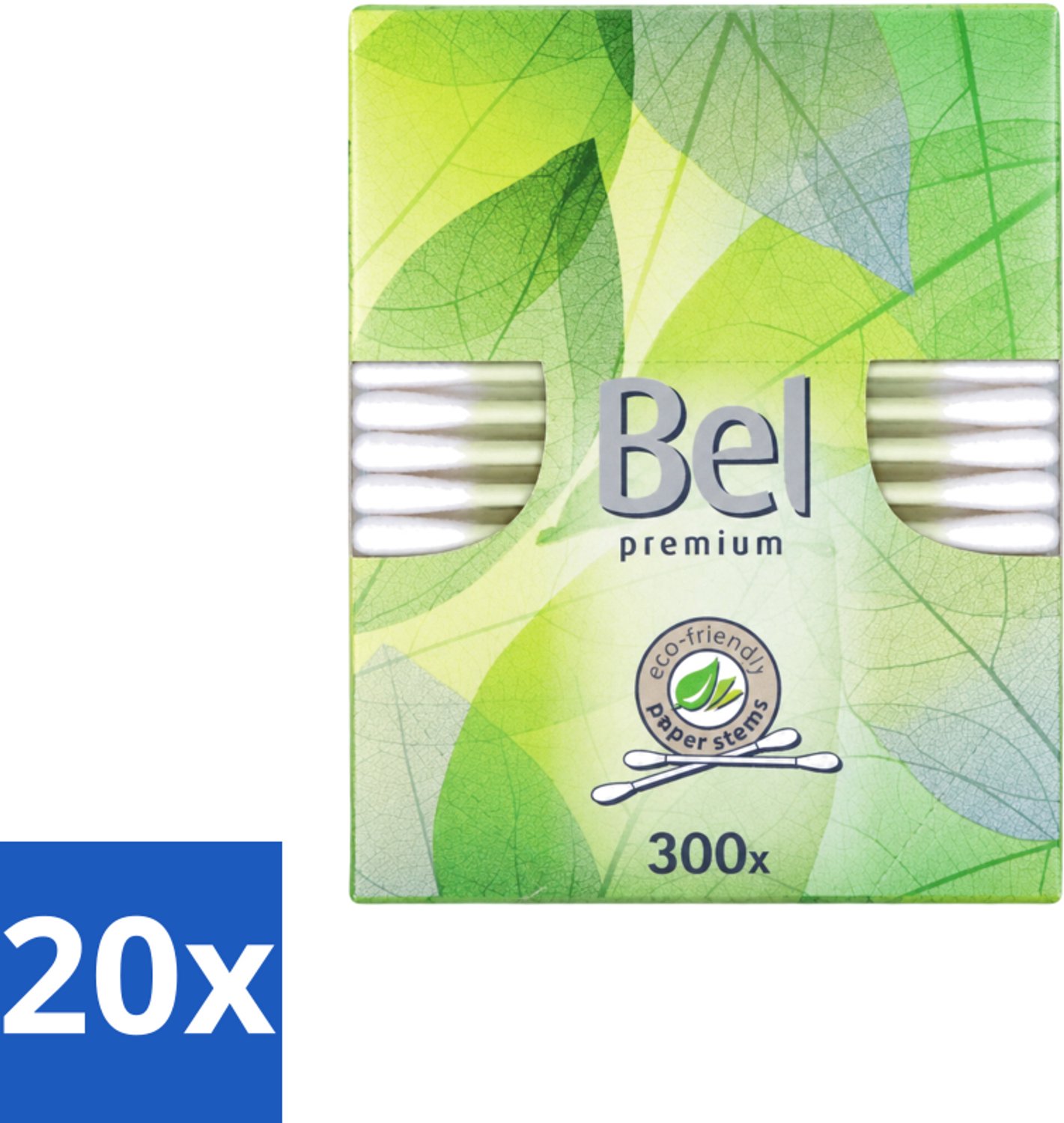 20 x Cotton Buds – Wattenstaafjes – Premium – Katoen - Voordeelverpakking - 20 stuks