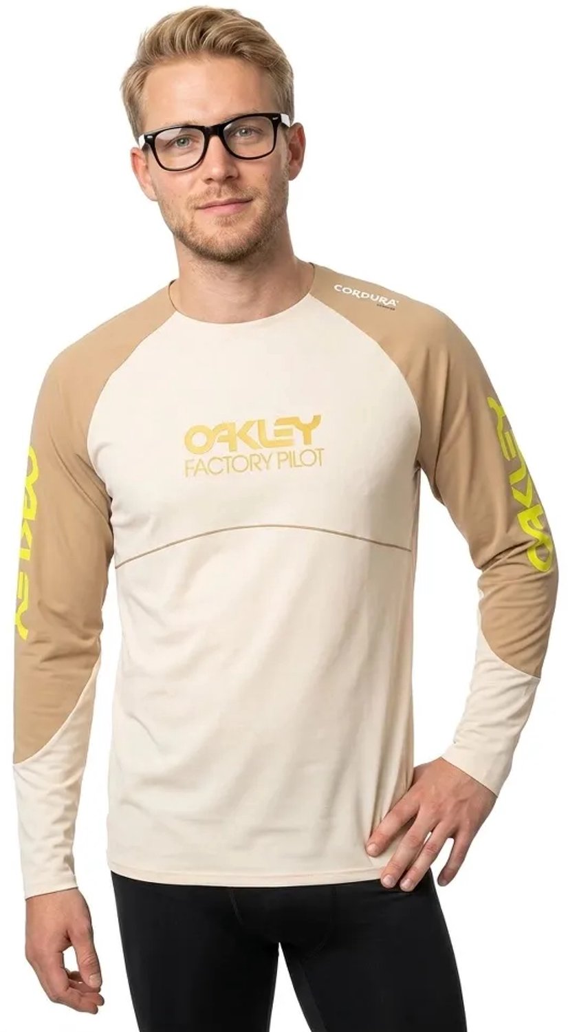 Oakley Apparel Maven Scrub Langarm Enduro Trui Beige M Man