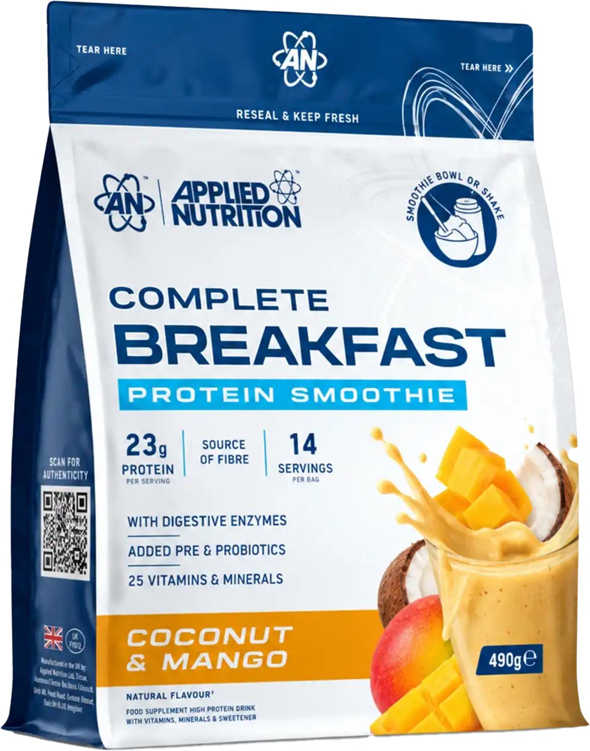 Complete Breakfast Smoothie - 490 g - Coconut & Mango