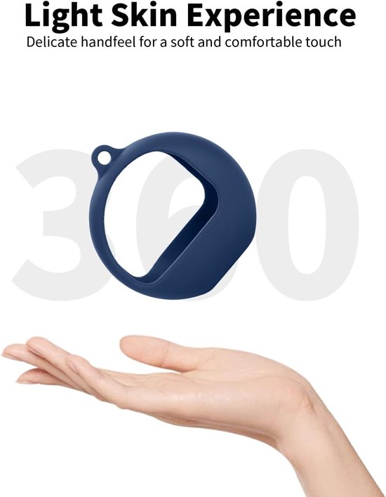 Hoes voor soundcore V40i by Anker open-ear hoofdtelefoon - schokbestendig, waterdicht, zacht en duurzaam, met koord, sleutelhanger en reinigingstool, blauw — afbeelding 2