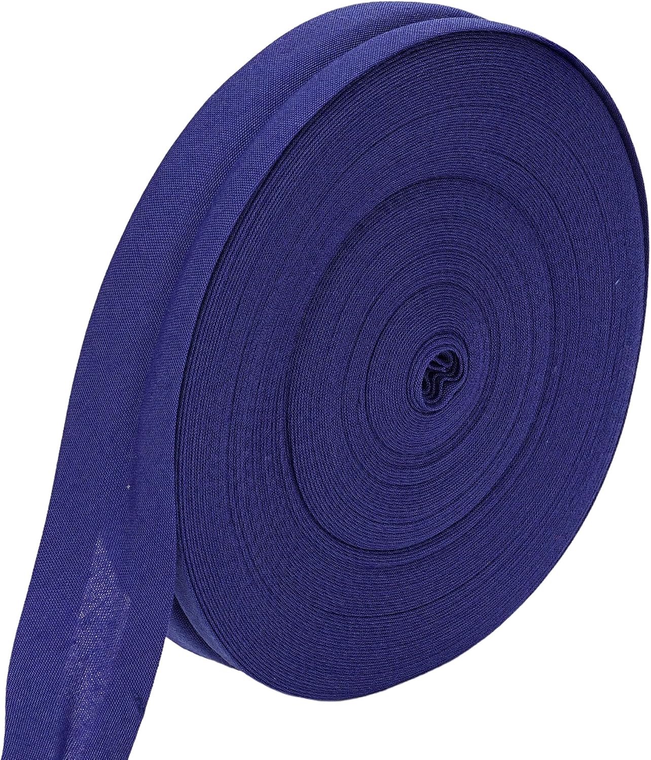 20 mm breed, 35% katoen en 65% polyester, 20 m stuk, marineblauw
