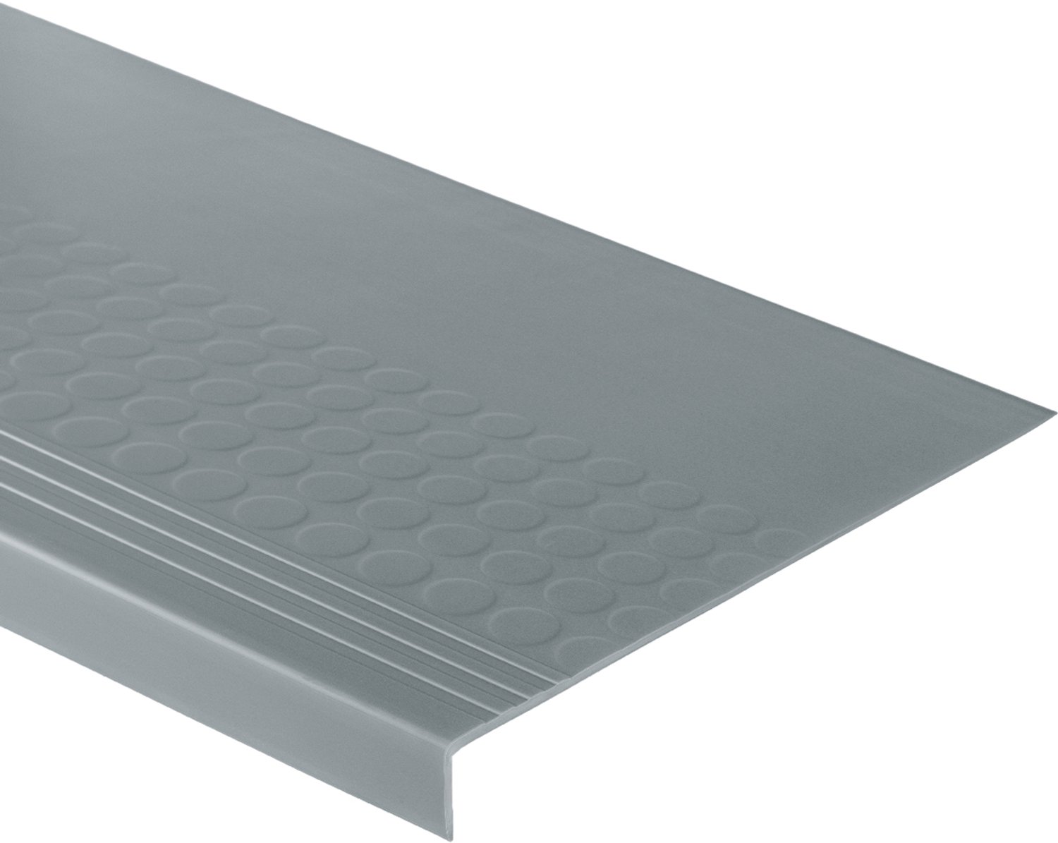 Rubbermagazijn - Trapbekleding PVC - Antislip - Grijs LxB=1200x480mm - 4mm dik - Traptreden bedekking