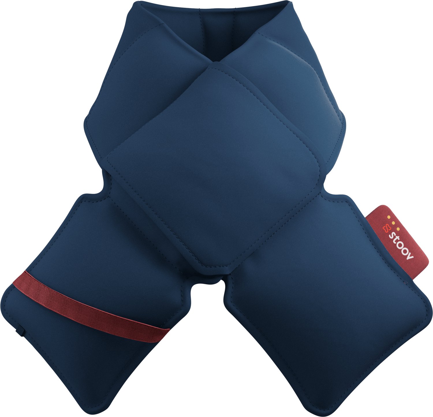 Stoov Kokoon³ - Verwarmde sjaal - Core Midnight Blue - 3 warmtestanden tot 58°C - Pro | 6,5 tot 11 uur