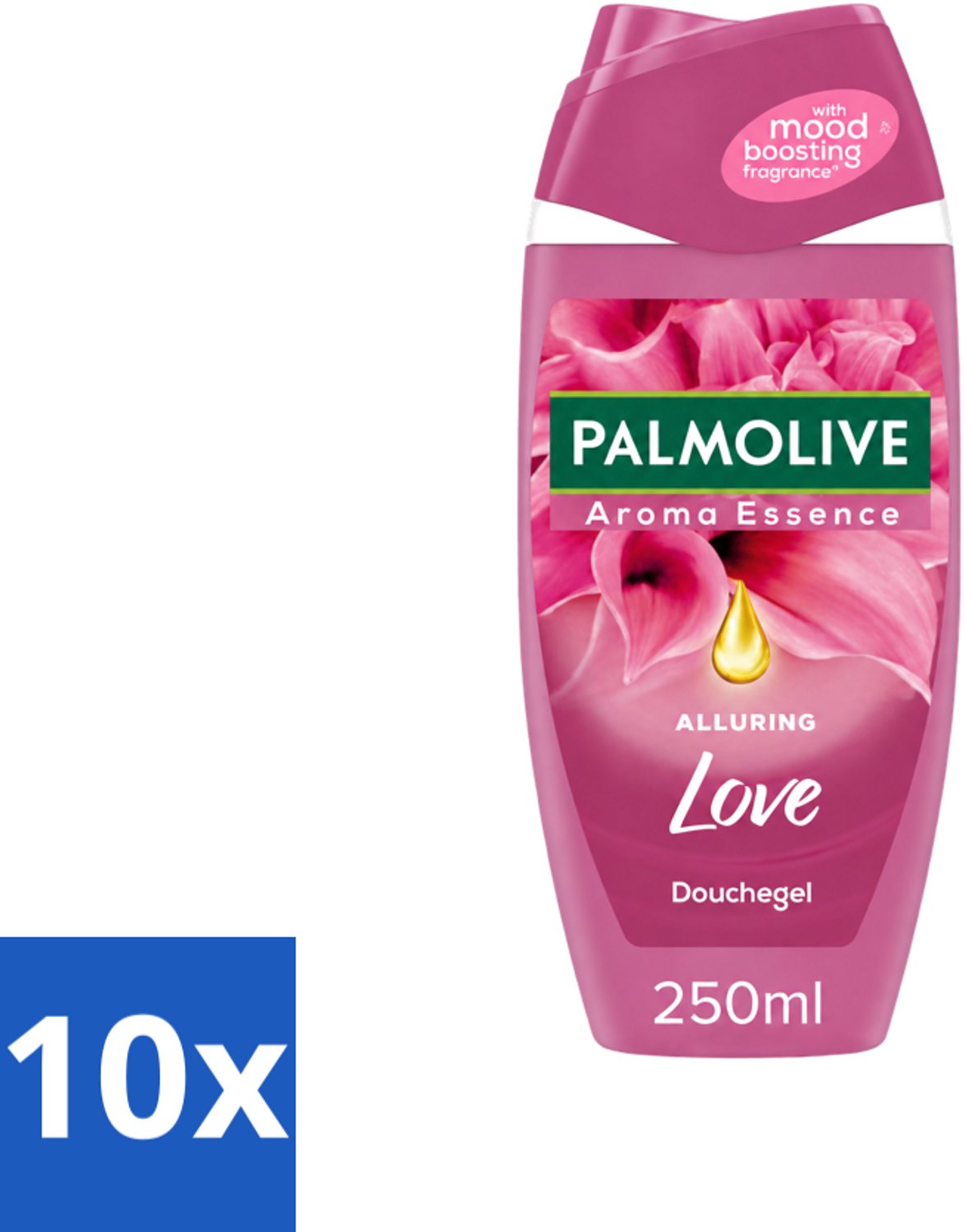 10 x Palmolive - Douchegel - Alluring Love - Aroma Essence - 250 ml - Voordeelverpakking - 10 stuks