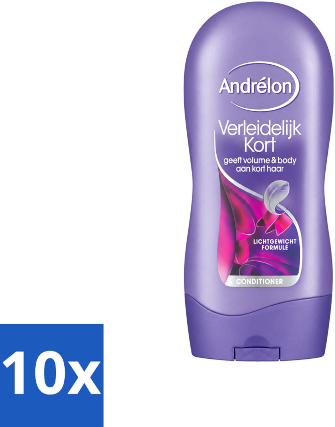 10 x Andrélon - Verleidelijk Kort - Conditioner - Voor Kort Haar - 300 ml - Voordeelverpakking - 10 stuks
