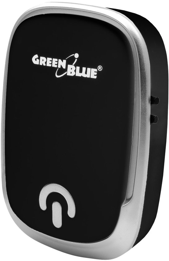 GreenBlue draadloze deurbel, 38 melodieën, 90 dB, zwart, bereik tot 200 m, GB404 B — afbeelding 5