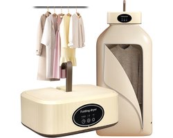 Draagbare Mini wasdroger in beige, energielabel E