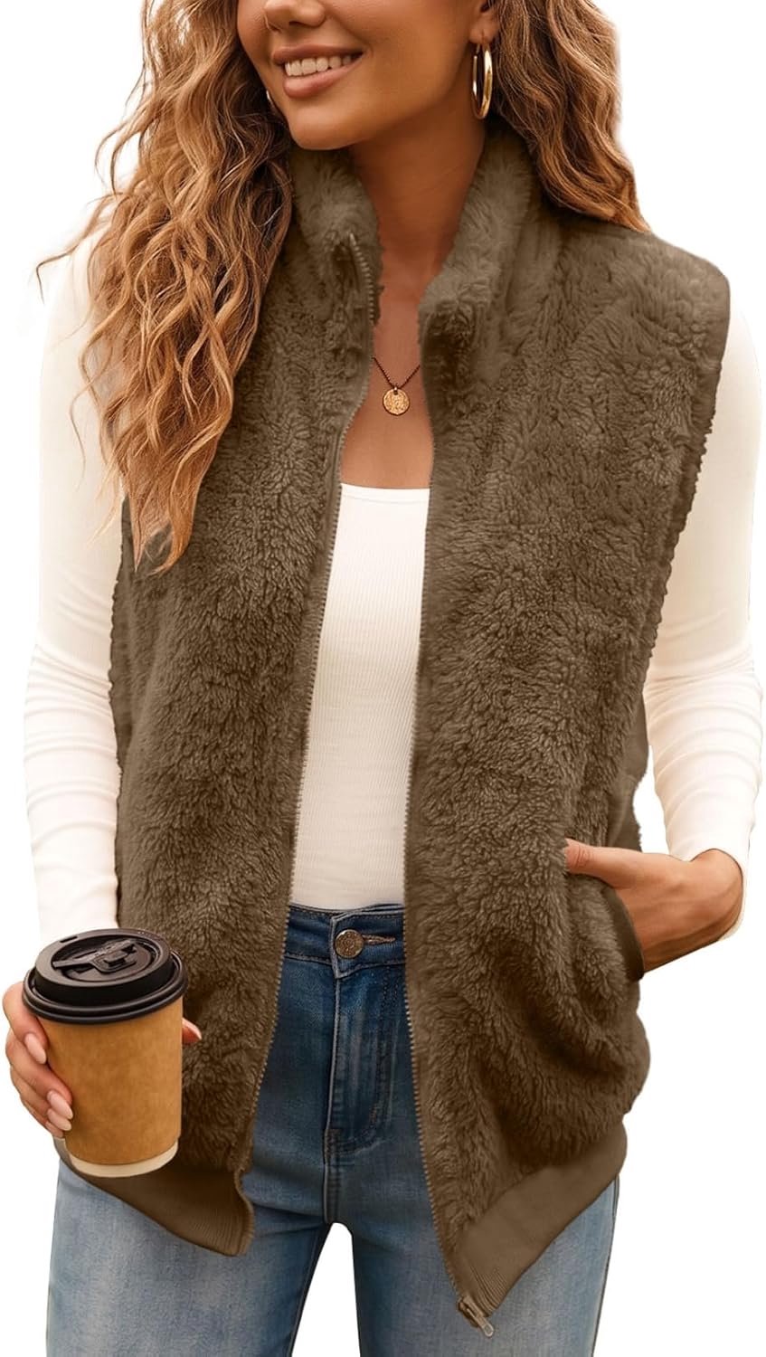 Teddy fleece vest