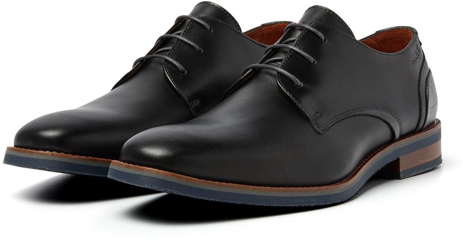 VANLIER - Heren Schoenen - Zwart - Maat 46