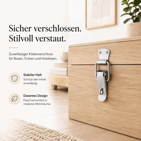4-delige set kistenspanners, metaal, met schroevendraaier, sluiting — afbeelding 5