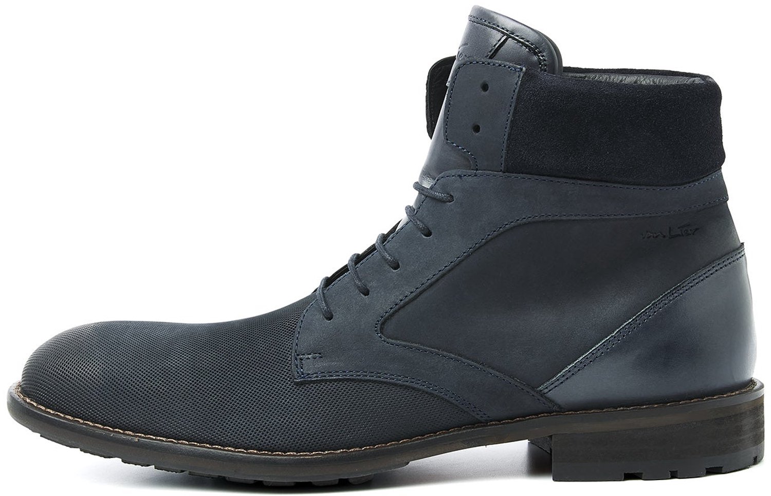 VANLIER - Heren Schoenen Henry - Blauw - Maat 45