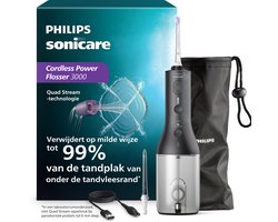 Philips Sonicare series 3000 Cordless Powerflosser - Waterflosser - Zwart - HX3826/33