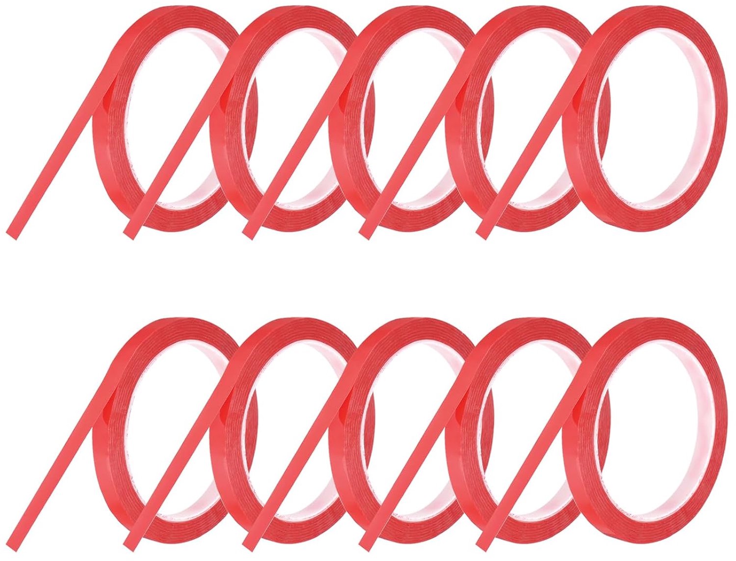 whiteboard tape 10 mm - PET-materiaal - zelfklevend - ideaal voor knutselen - ServiceTopper