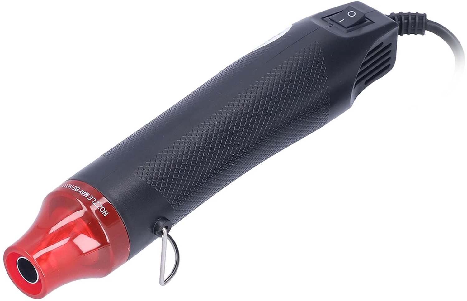 heteluchtpistool mini 300W - draagbaar - ingebouwde standaard - ideaal voor krimpfolie en embossing - m-winkel