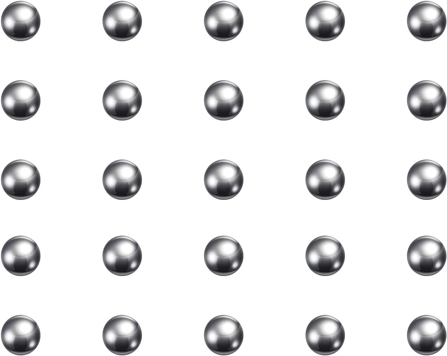 precisieballen 2,5 mm - G10 chroomstaal - slijtvast en corrosiebestendig - veelzijdig gebruik - 300 stuks - ServiceTopper