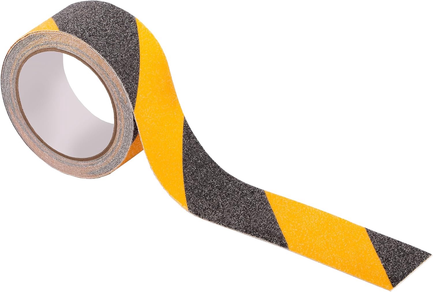 Waarschuwingslint 50mm x 5m - zwart-geel zelfklevend - antislip - ideaal voor veiligheidsmarkering - m-winkel